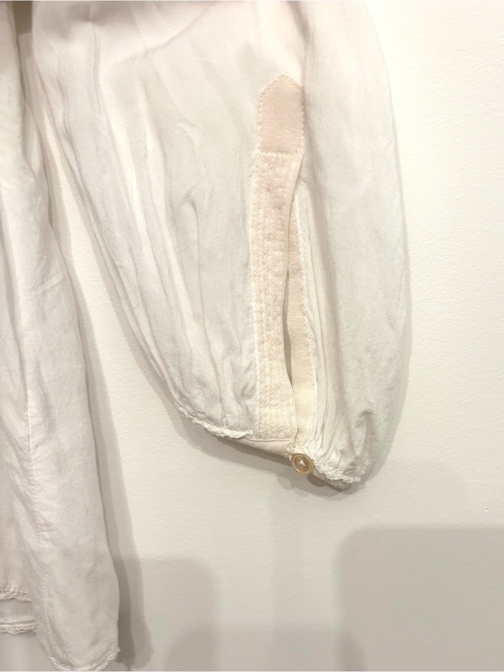 Wilfred Entendre Blouse | Rare Lace Detail French Girl Boho Top, Size S/M - Picture 6 of 10